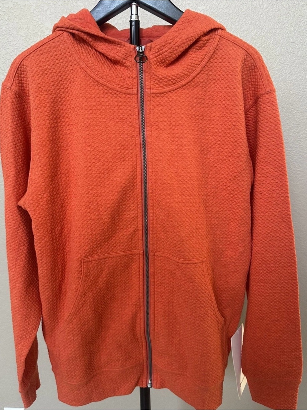 Lululemon•ALL YOURS•Full Zip
Hooded Sweatshirt. Heathered Brick
Orange •NWT•Sz.4